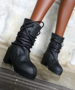 KL Tripwire Boots (Vinyl Black) Secret Stuff