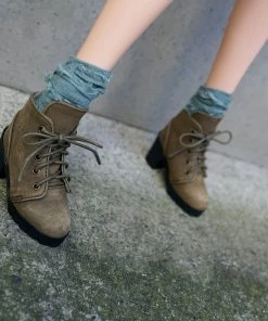 KL Secret Stuff Lace Boots (Khaki)