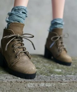 KL Secret Stuff Lace Boots (Khaki)
