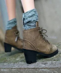KL Secret Stuff Lace Boots (Khaki)