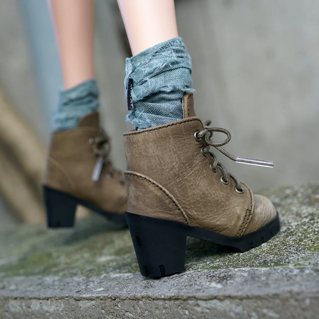 KL Secret Stuff Lace Boots (Khaki)