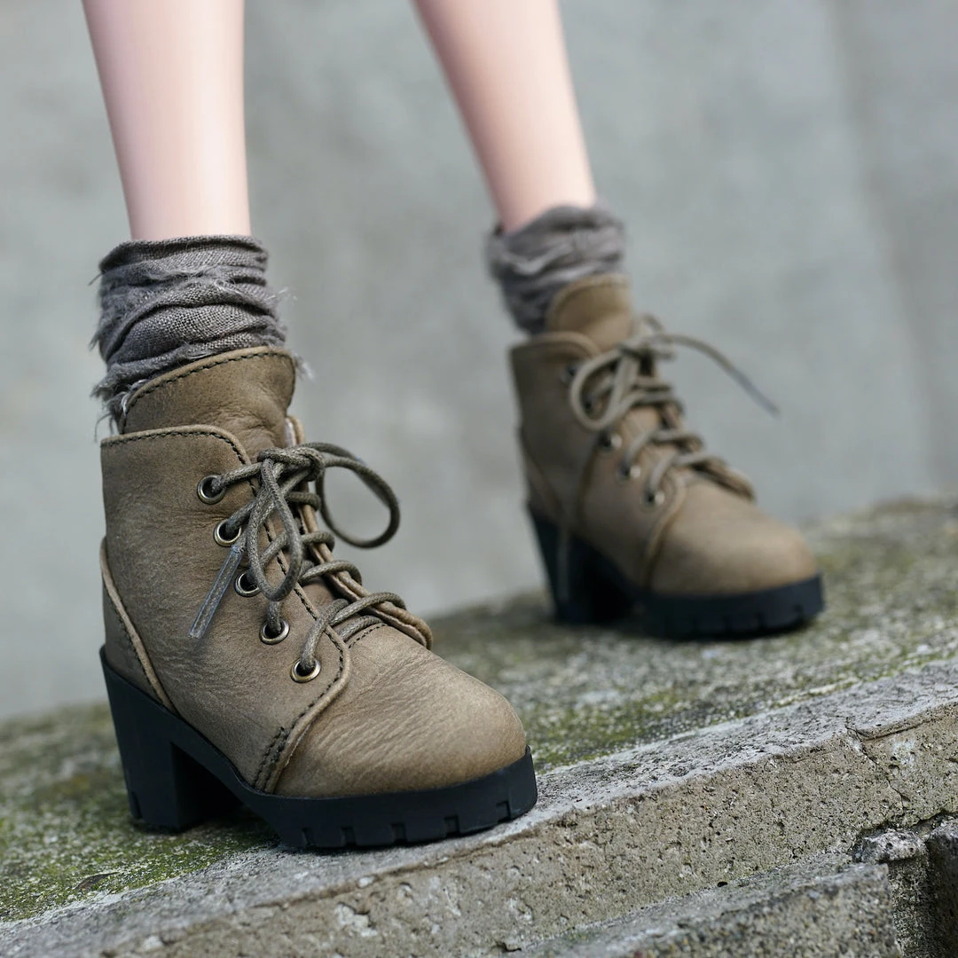 KL Secret Stuff Lace Boots (Khaki)
