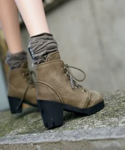 KL Secret Stuff Lace Boots (Khaki)