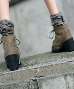 KL Secret Stuff Lace Boots (Khaki)