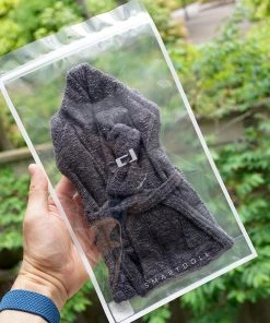 D2 Bathrobe And Head Towel Band Set Secret Stuff