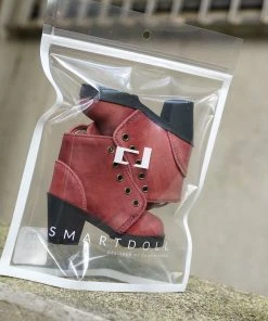 KL Lace Boots (Wine Red)