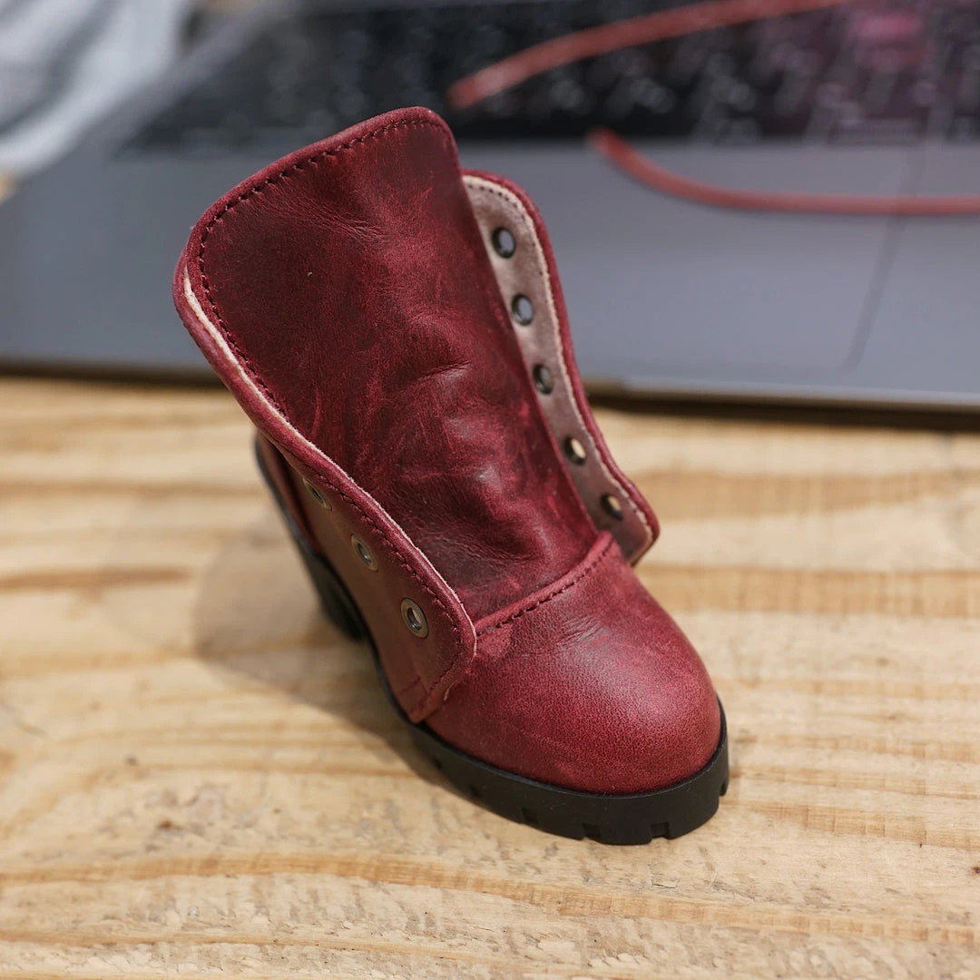 KL Lace Boots (Wine Red)