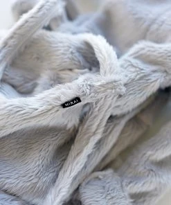 D2 Apparel Fluffy Hooded Gown