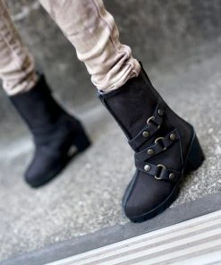 KL 3 Ring Boots (Molten Black) Secret Stuff