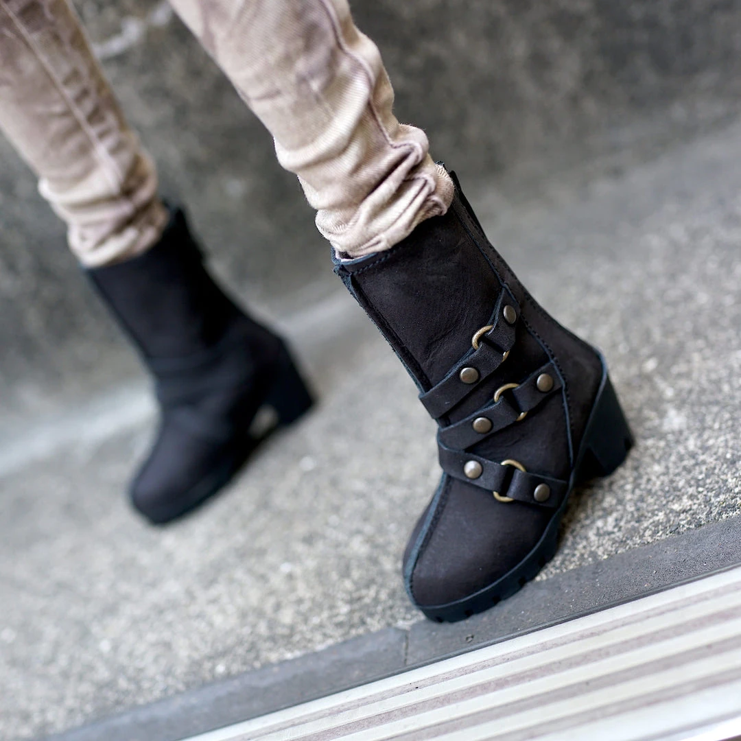 KL 3 Ring Boots (Molten Black) Secret Stuff