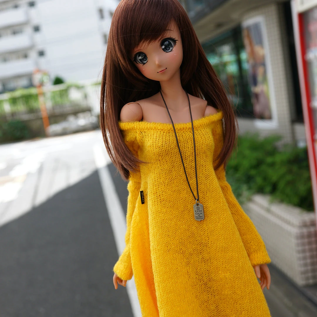 N2 Irregular Hem Sweater (Yellow) Secret Stuff