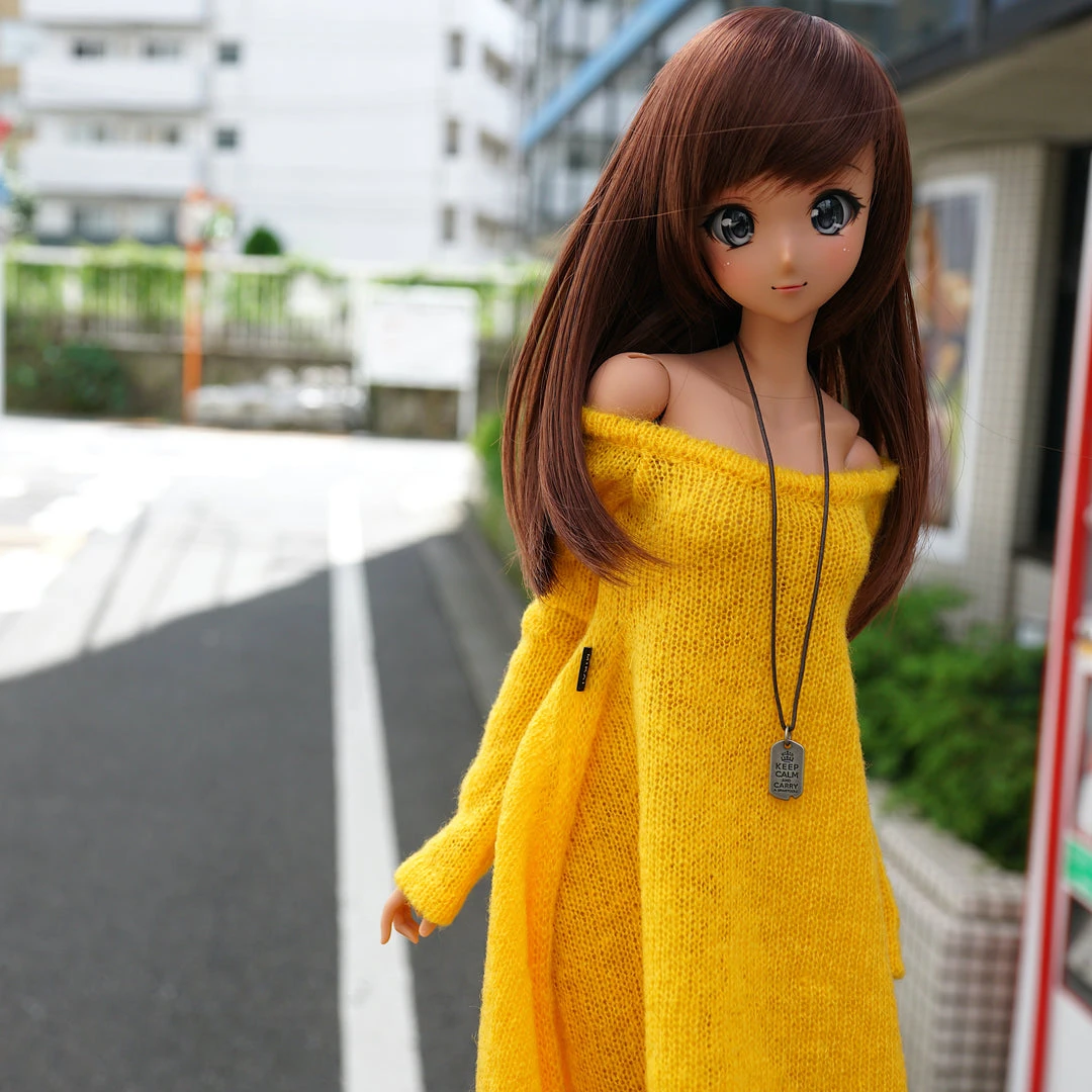 N2 Irregular Hem Sweater (Yellow) Secret Stuff