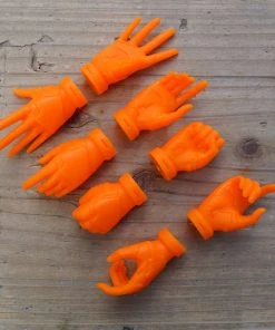 N3 Secret Stuff Combat Gloves (Stay On Target Orange)