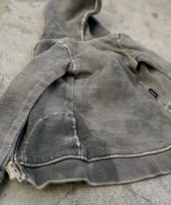 D2 Hooded Zip Cardigan (Ash Gray)