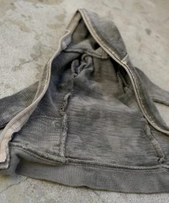 D2 Hooded Zip Cardigan (Ash Gray)