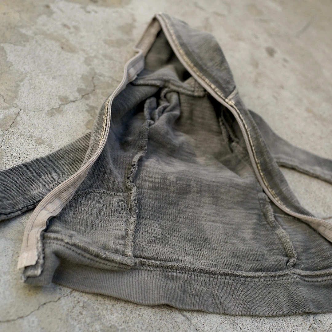 D2 Hooded Zip Cardigan (Ash Gray)