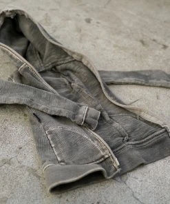 D2 Hooded Zip Cardigan (Ash Gray)