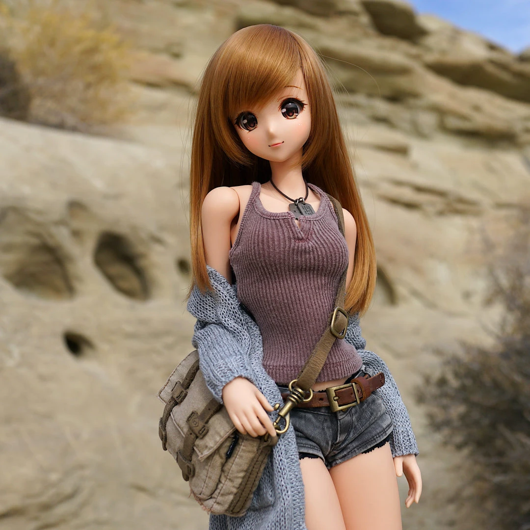 D2 Baggy Knit Cardigan (Pastel Blue)