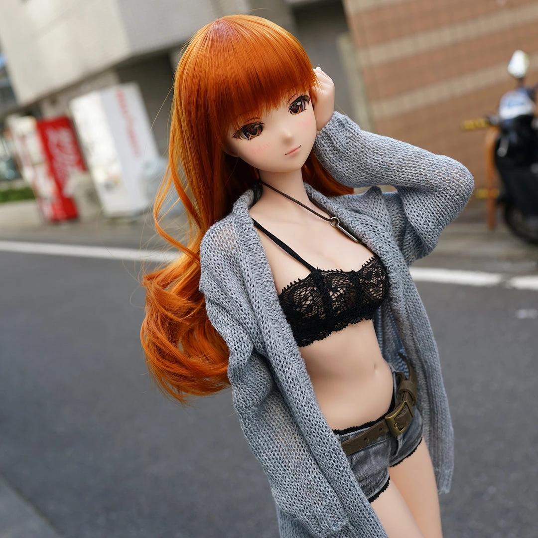 D2 Baggy Knit Cardigan (Pastel Blue)