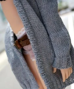 D2 Baggy Knit Cardigan (Pastel Blue)