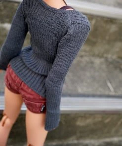 D2 Rib Knit Sweater (Ash Blue) Apparel