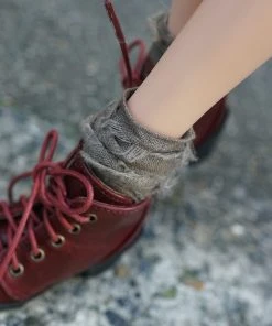 KL Lace Boots (Wine Red)