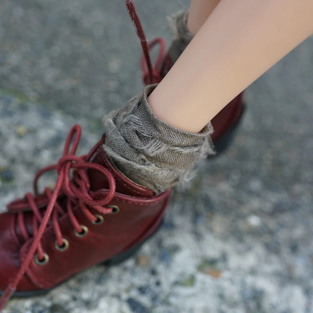 KL Lace Boots (Wine Red)