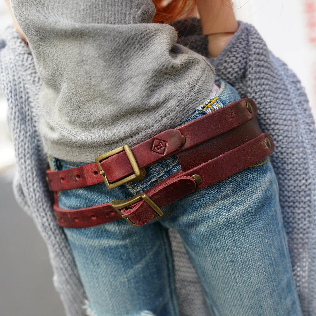 KL Double Belt (Wine Red)