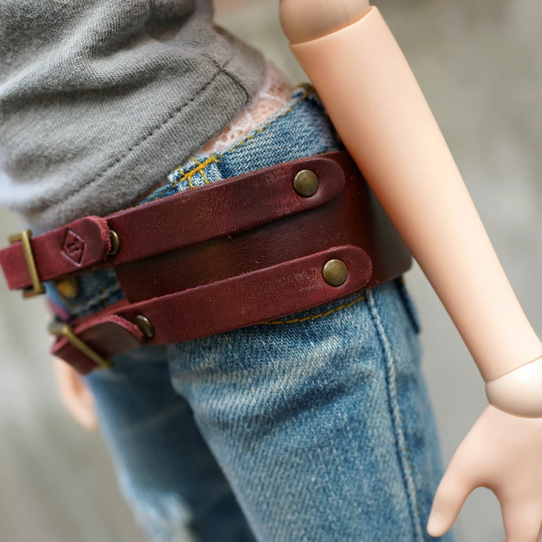 KL Double Belt (Wine Red)