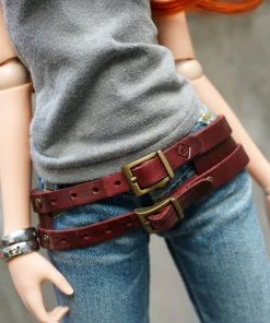 KL Double Belt (Wine Red)